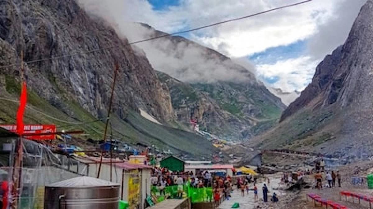 Amarnath Yatra Suspended On Baltal Axis After Heavy Rain