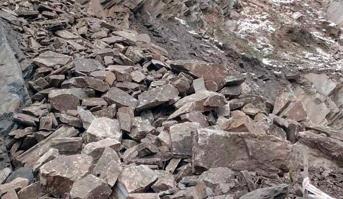 Massive Landslide At Jammu-Srinagar Highway