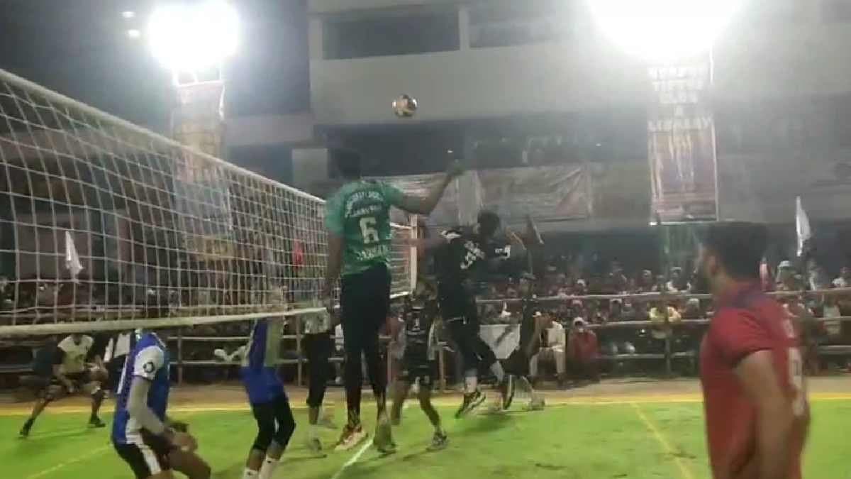 shots fired at the inauguration of a local volleyball tournament in malda