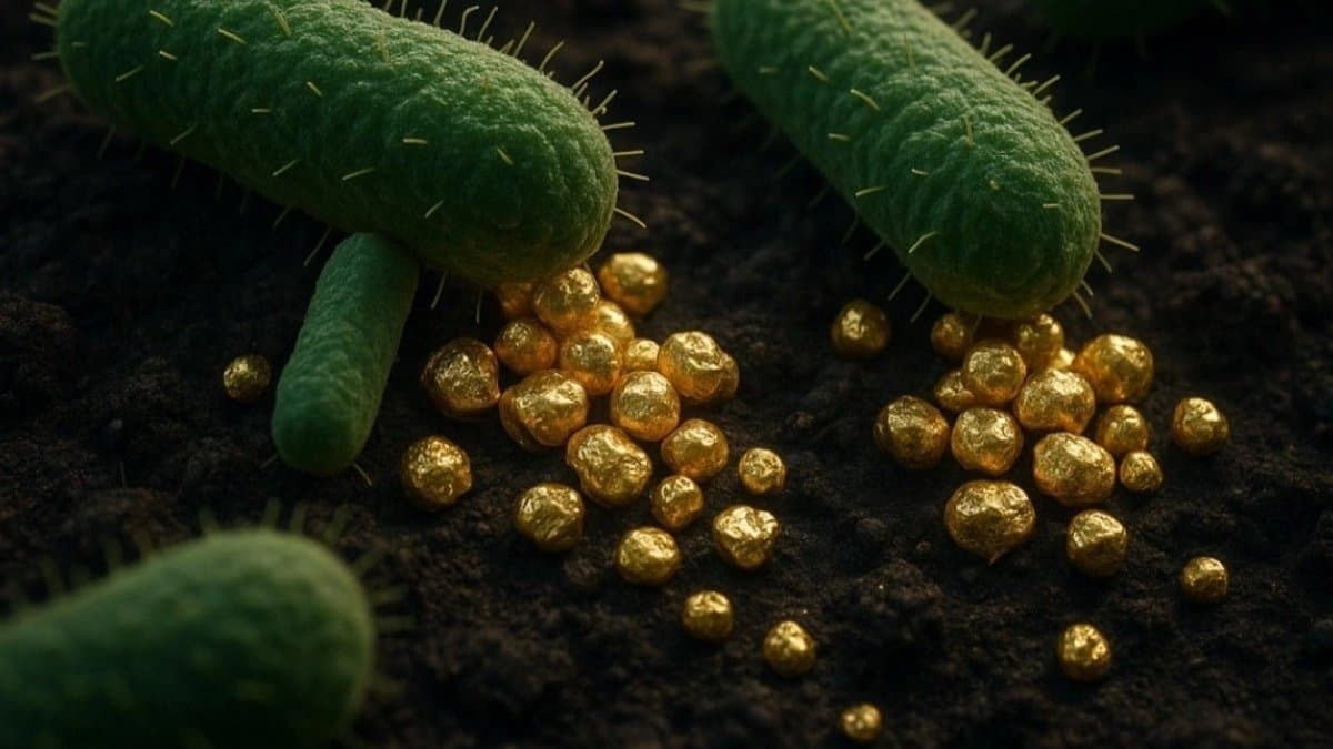 Scientists found a rare bacterium that eat metals and poops 24 karat gold