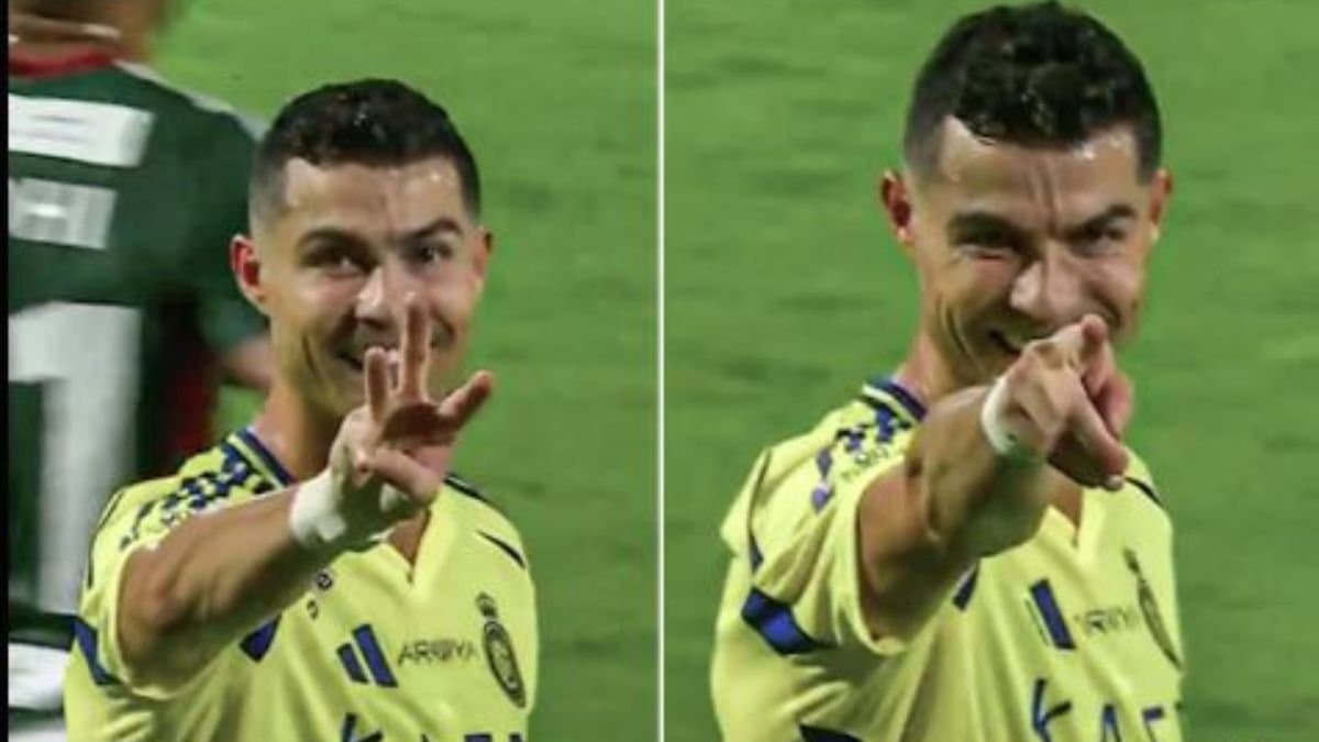  Cristiano Ronaldo scores a goal in a debut match for Pioli spt