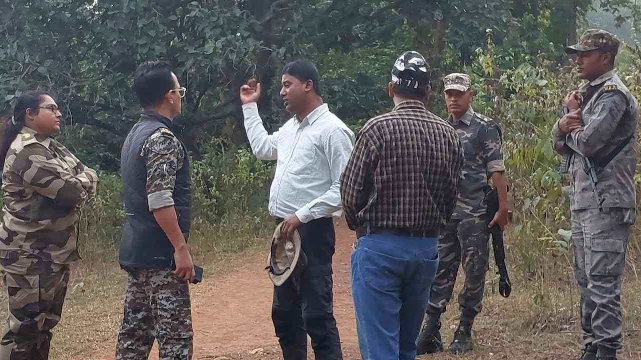 Belpahari tigress found near mayur zharna gnr 