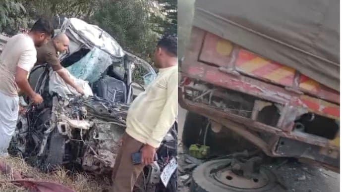  5 of family killed after car rams truck on Greater Noida expressway gnr 