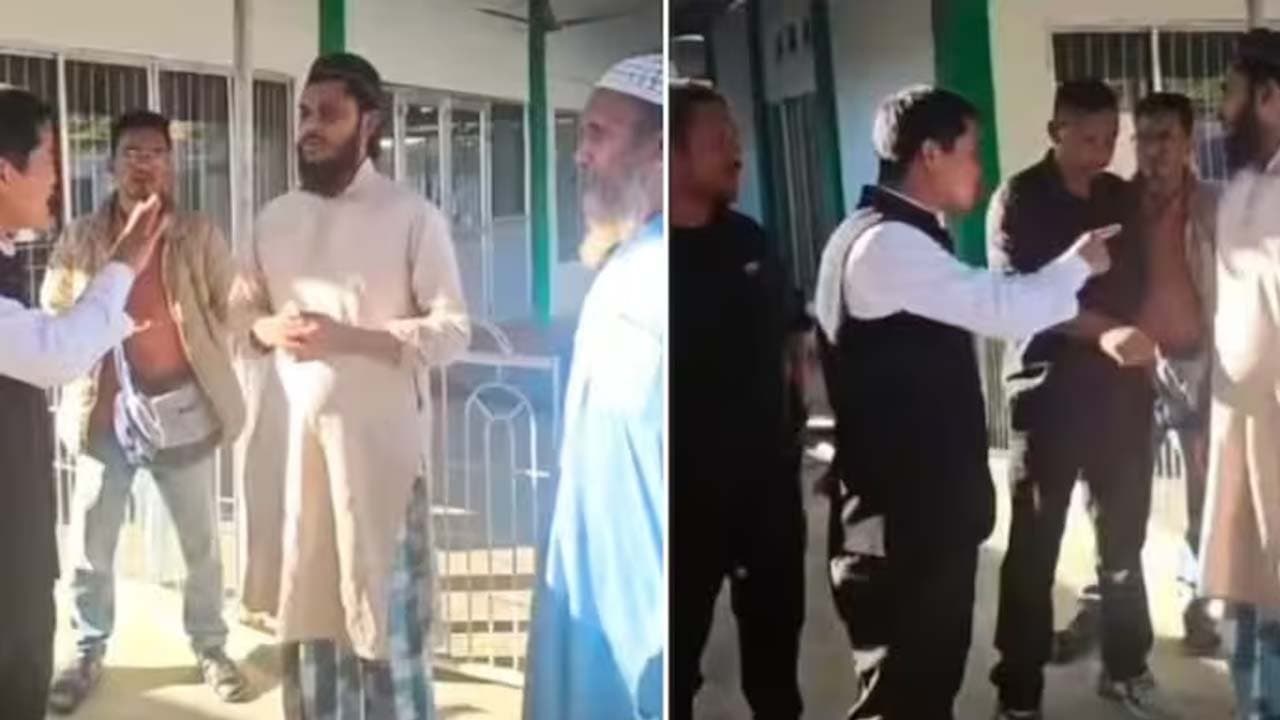 Imam was harassed after entering a mosque in Arunachal Pradesh in protest for not wanting to say Bharat Mata Ki Jai