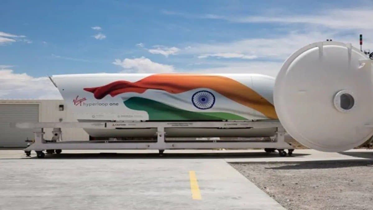 Rail Minister Ashwini Vaishnav shared video of hyperloop test track gnr