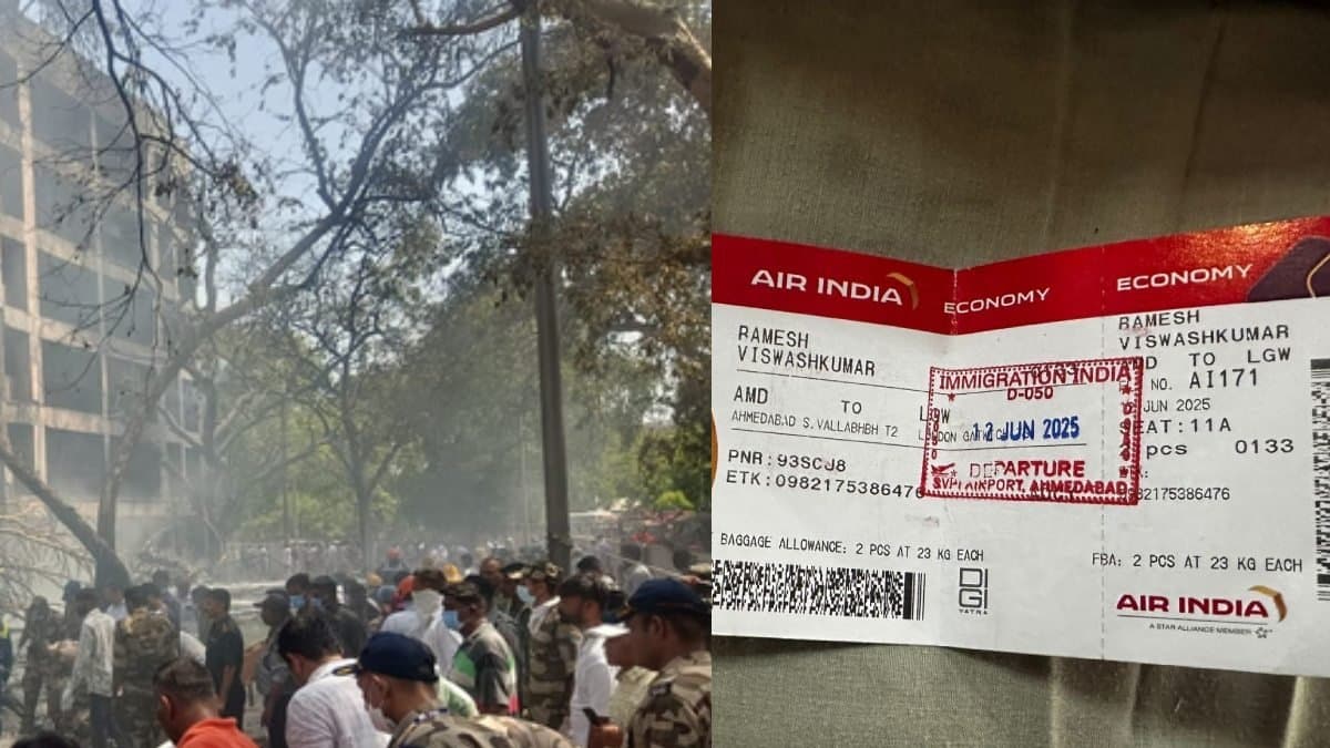 Air India Plane Crash youth says he survived Air India crash