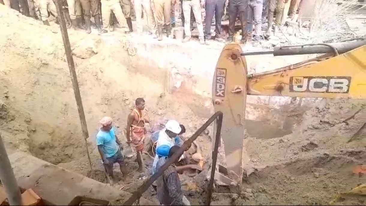 Landslide at a under-construction building left two missing