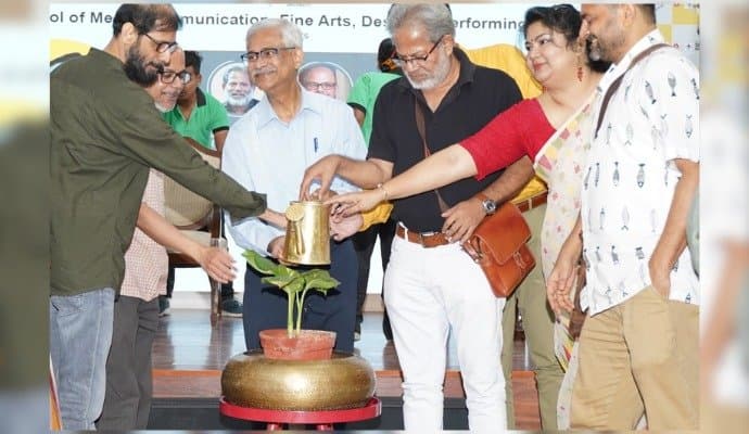 Sister Nivedita University pays tribute to iconic filmmaker Satyajit Ray on his 103rd Birth Anniversary  