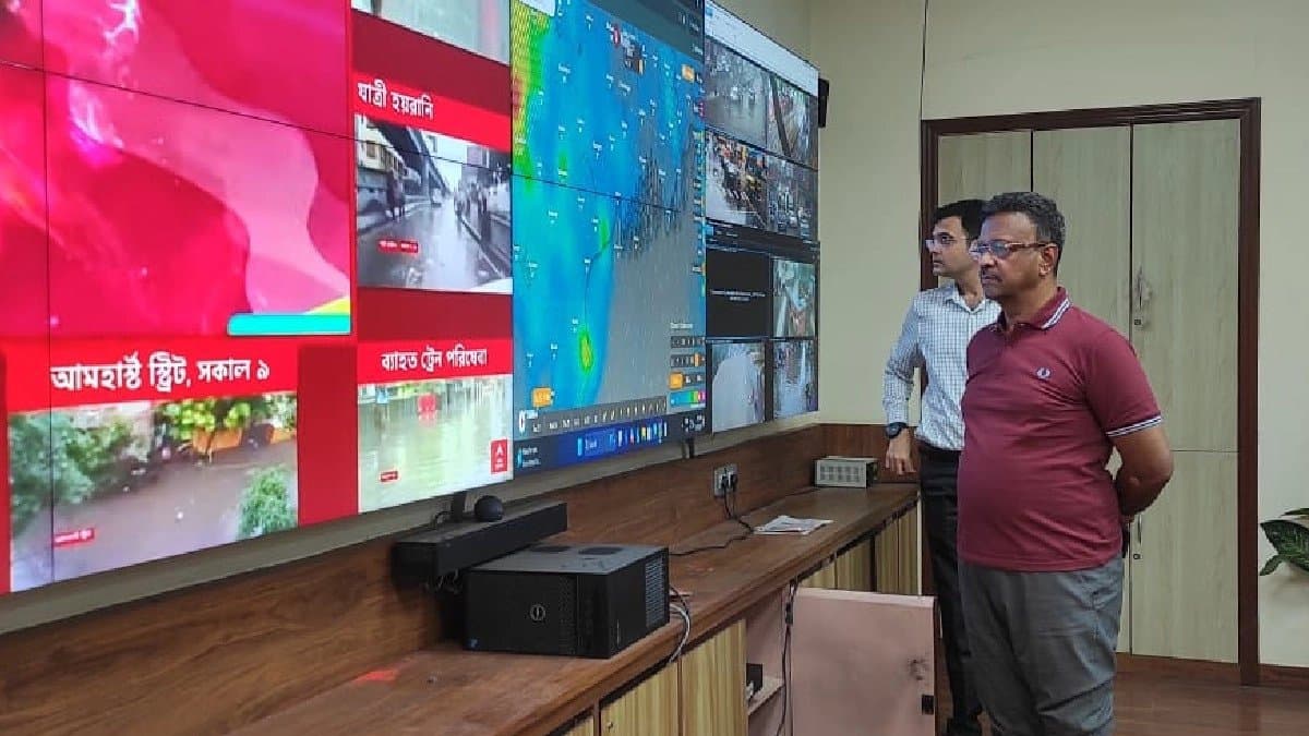 Kolkata Waterlogged situation Firhad Hakim reaction on situation