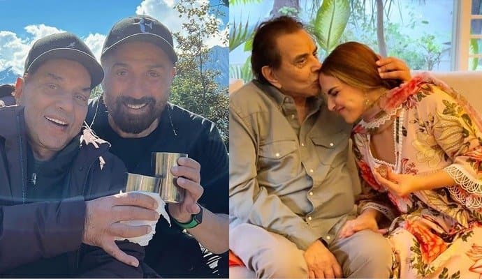 Happy Birthday Dharmendra: Sunny, Esha shares adorable posts for their 'Darling Papa' 