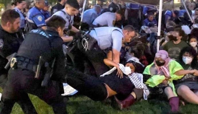  50 professors arrested in anti-Israel protests in America