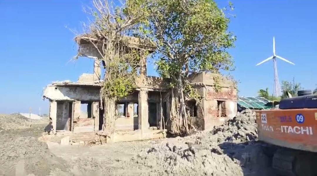 বকখালিতে ভাঙন, ঐতিহাসিক ফ্রেজার সাহেবের বাংলো রক্ষার জন্য শুরু বাঁধ মেরামতের কাজ