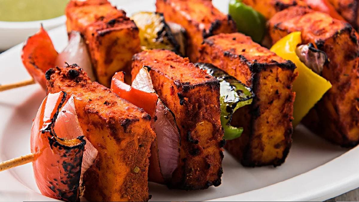 Simple Pan fried Paneer Tikka recipe