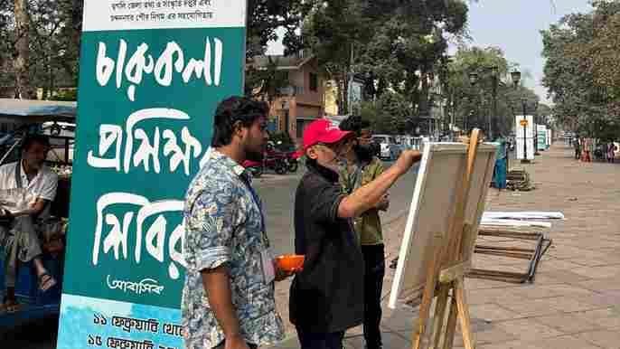 West Bengal government initiative special workshop for painters in chandannagar gnr 