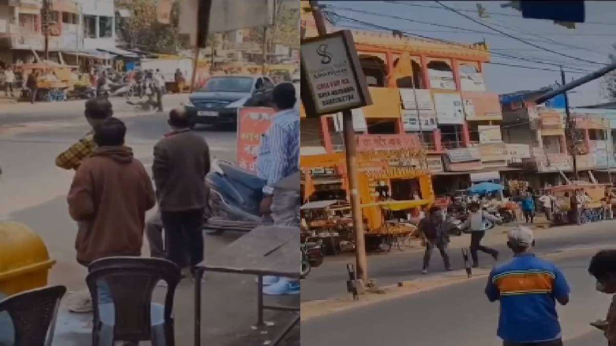 Traffic Cop Kicks Slaps Man As Governors Convoy Passes By At Bhopal