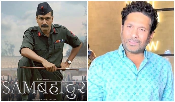   Sachin Tendulkar and wife Anjali enjoyed Sam Bahadur movies