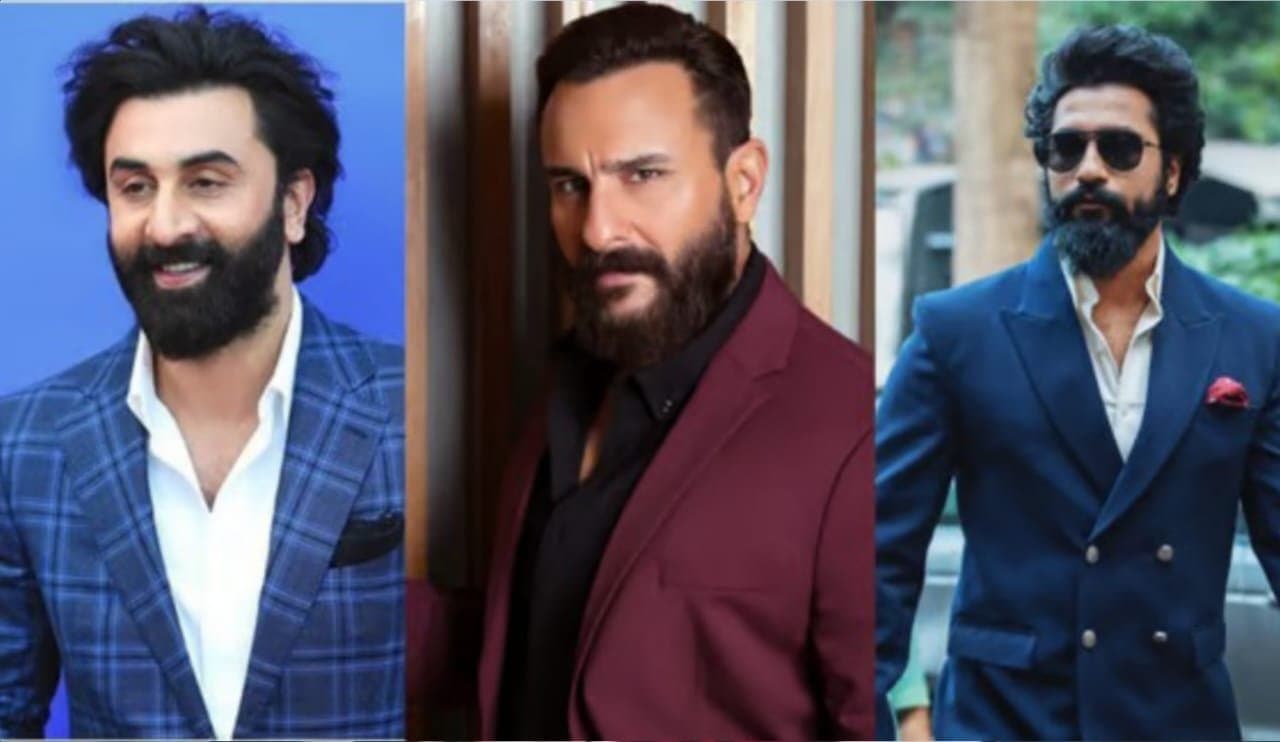 Male Fashion: রণবীর, সইফ, ভিকি! বছর শেষের লুক গাল ভরা দাড়িতেই বাজিমাত করলেন যাঁরা! 