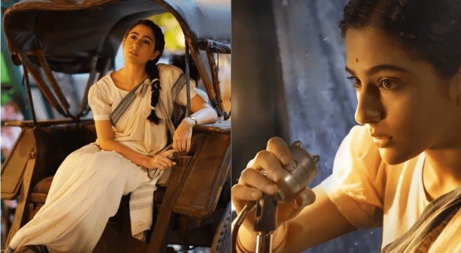 Sara Ali Khan: 'অ্যায়  ওয়াতান মেরে ওয়াতান' এর ট্রেলরে নজর কাড়লেন 'ঊষা' সারা আলি খান!
