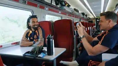 India players get nostalgic on train journey to Leeds