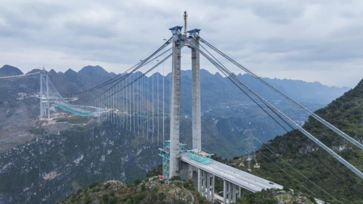 China is set to unveil world s highest bridge which will cut travel time from one hour to 1 minute