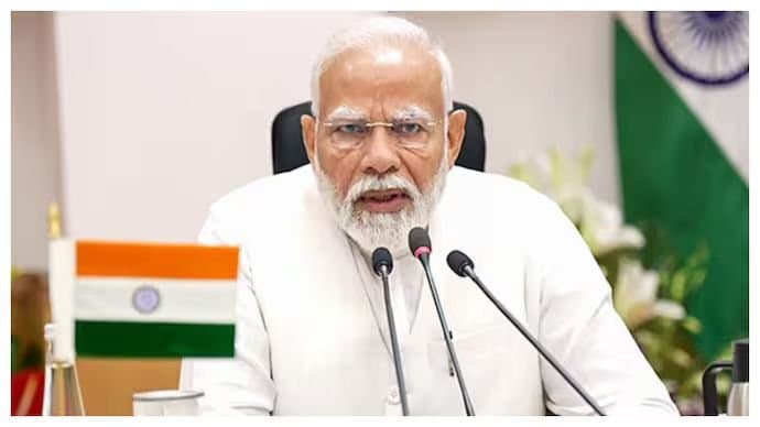 Modi meets all bjp chief ministers gnr 