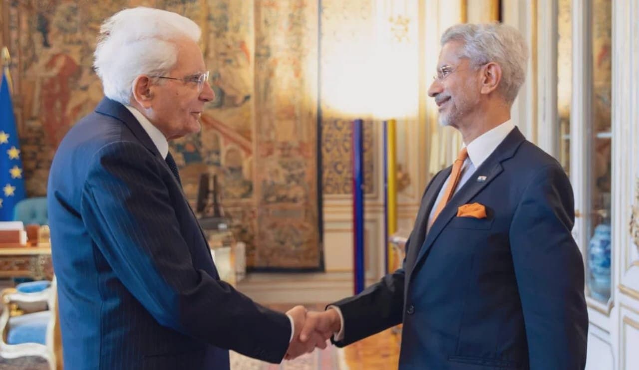 S Jaishankar has met Italian President Sergio Mattarella
