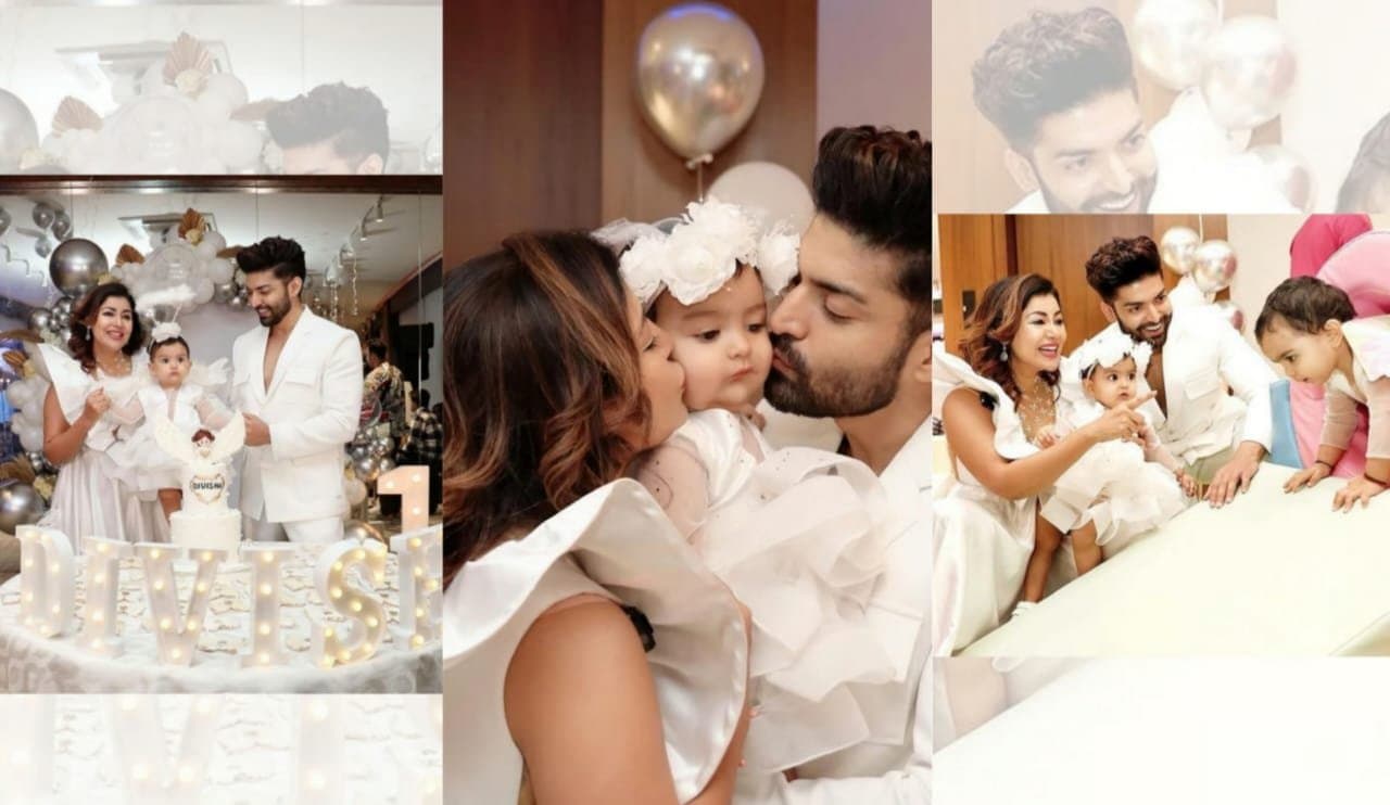 Gurmeet Chowdhury, Debina Bonnerjee celebrate daughter Divisha's 1st birthday! 