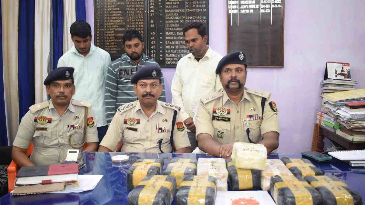 Illegal Substances Recovered From Agartala three Detained