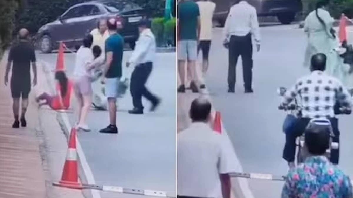 Leashed Pet Husky Attacks Woman In Gurugram