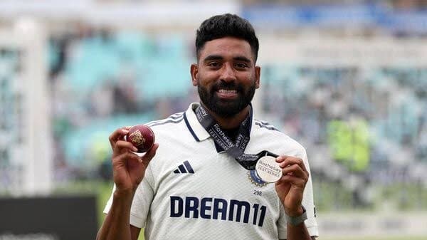 Mohammed Siraj gains career best test ranking after Oval Test heroics 