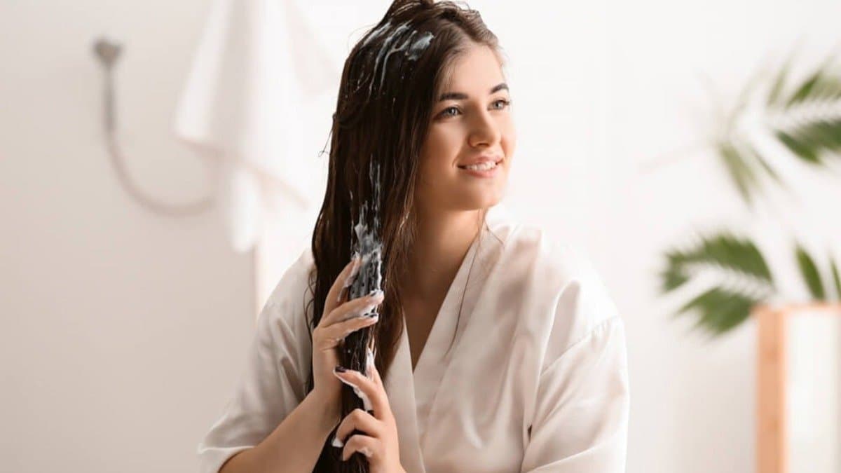  you can use this natural hair mask to get keratin effect before Saraswati puja lif