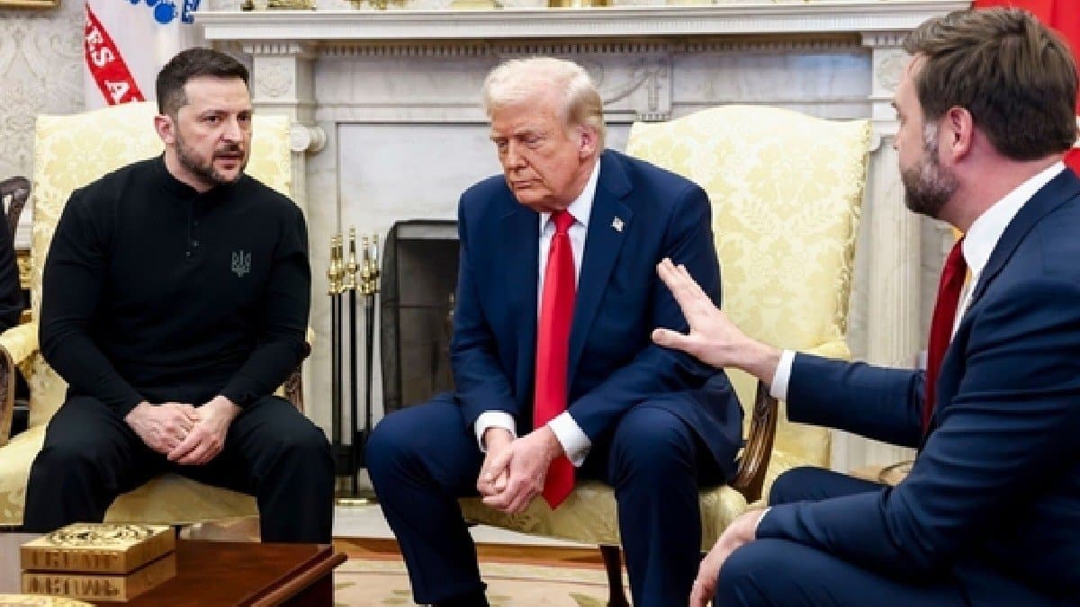 Trump-Zelenskyy Meeting: Zelensky Was Asked Why Hes Not Wearing Suit