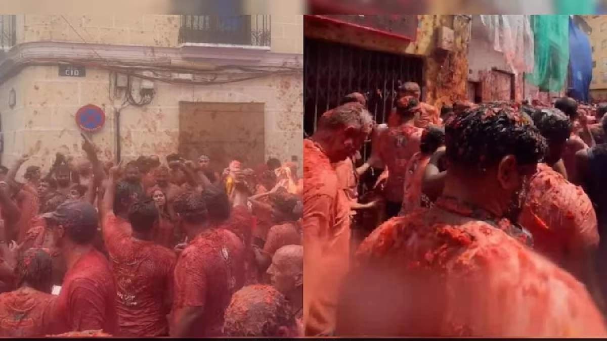 Viral Video Of Indians Dancing To Bollywood Song At La Tomatina