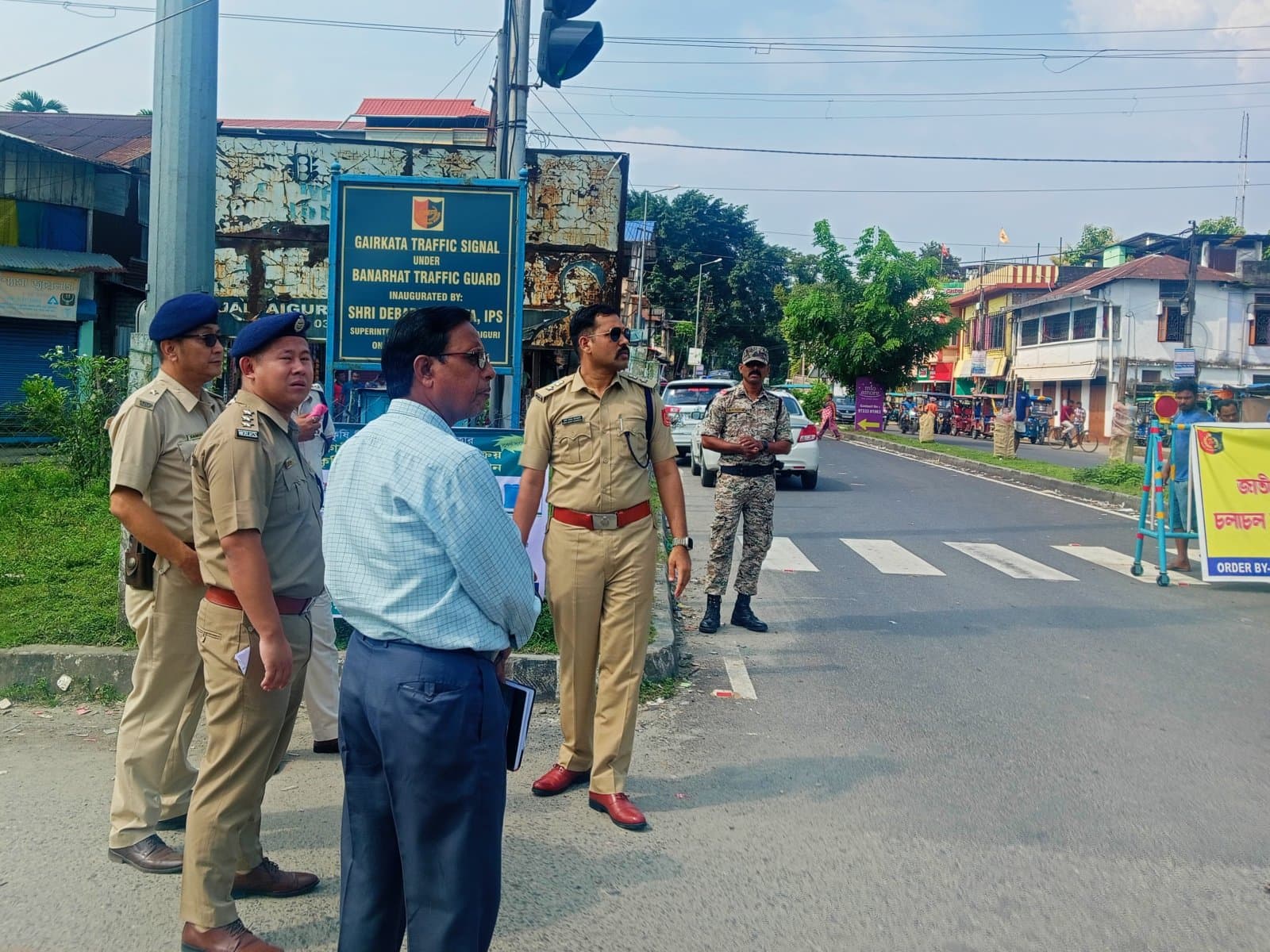Repeated accidents at the same place, Superintendent of Police inspecting roads gnr