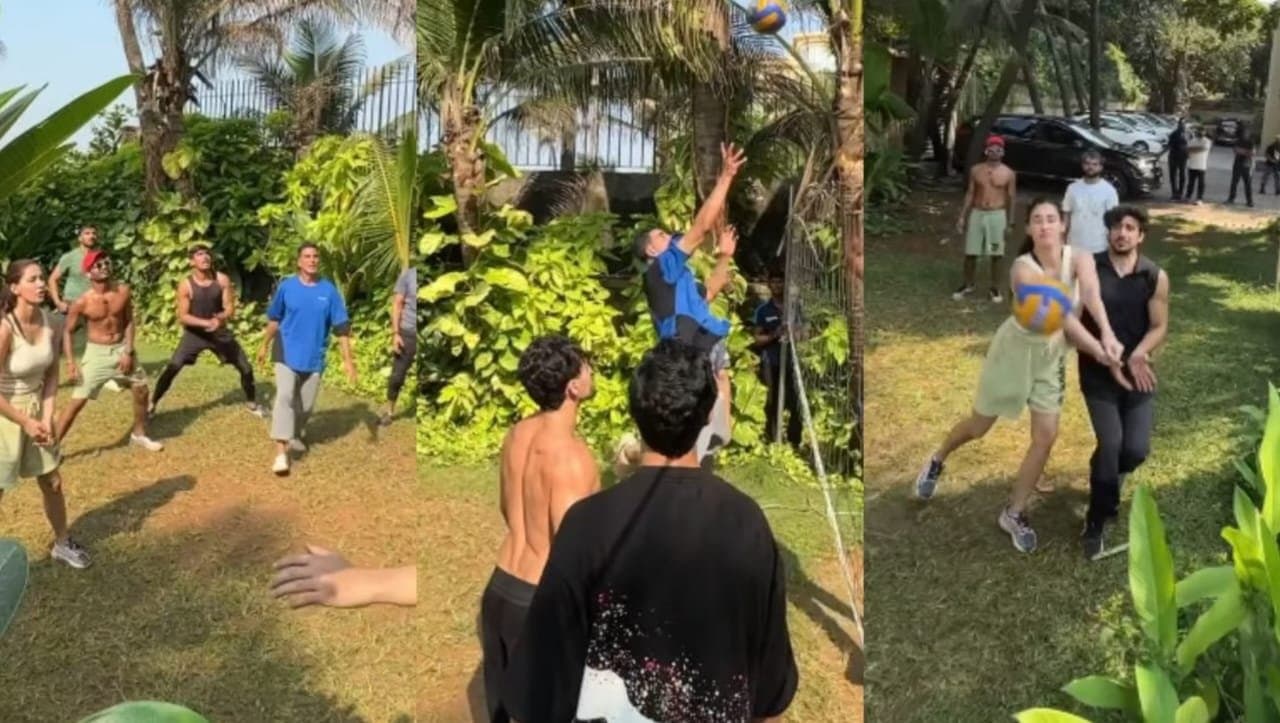 Akshay Kumar, Tiger Shroff and Disha Patani play friendly volleyball game with Bengal Warriors! 
