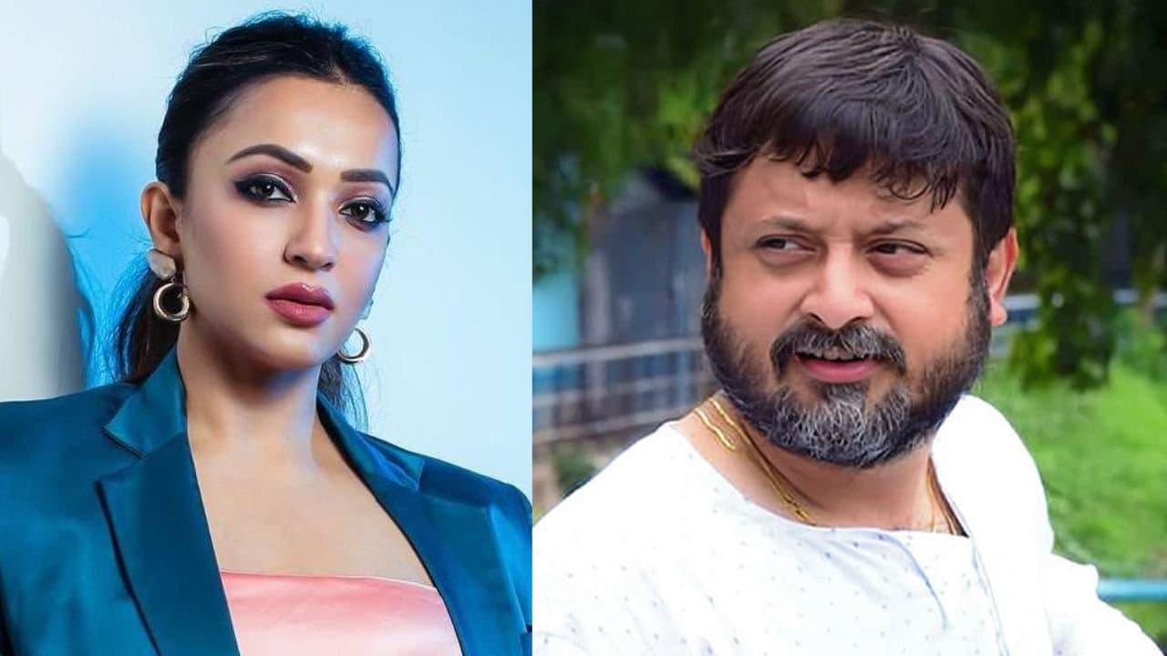 Shiboproshad Mukherjee asks Koushani Mukherjee to remove make up on raktabeej 2 set