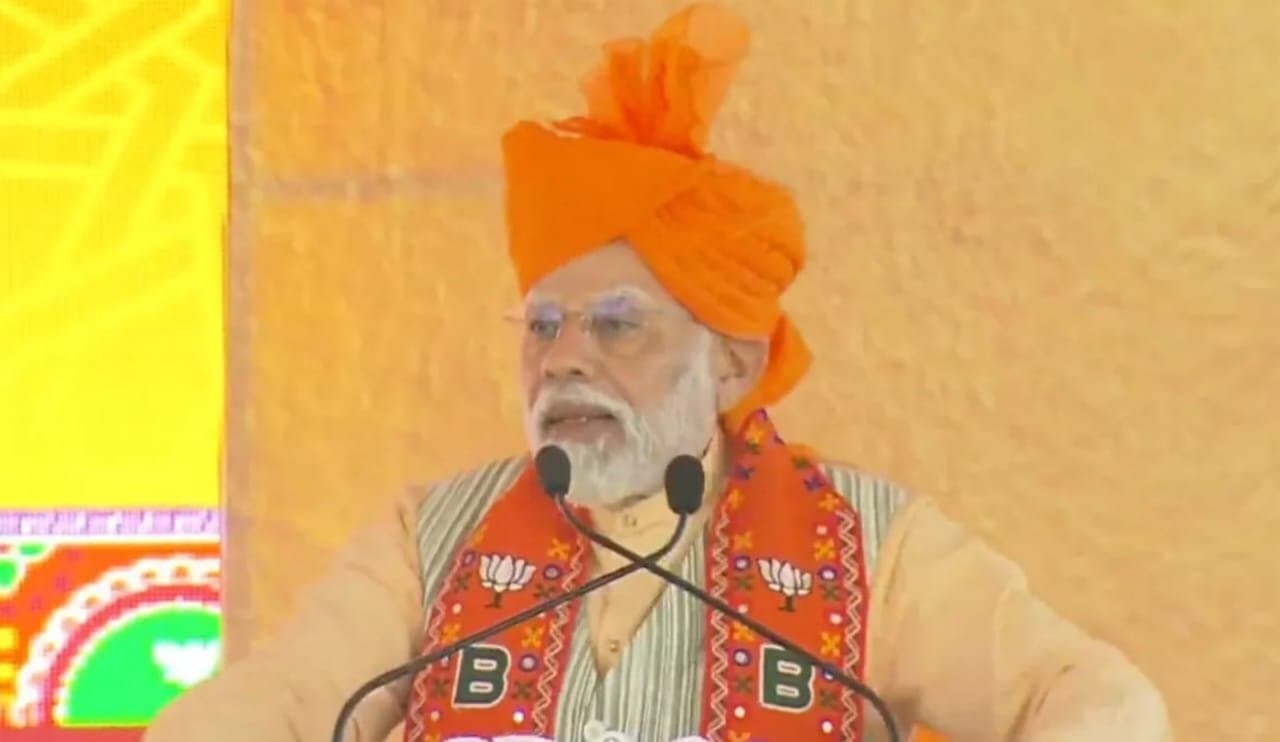 PM Modi Hits Out At Congress