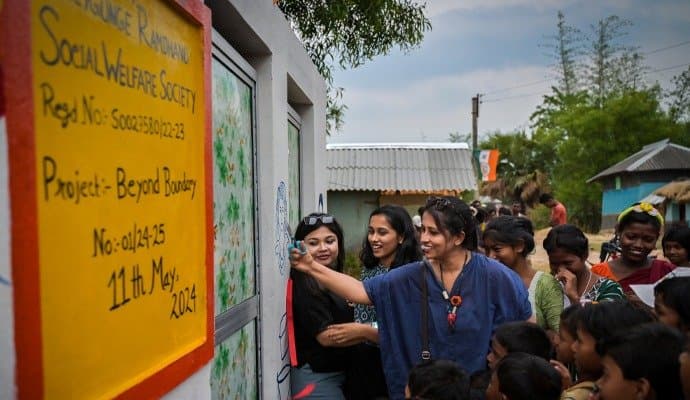 Sister Duo Builds Toilets for Tribal Women in Birbhum