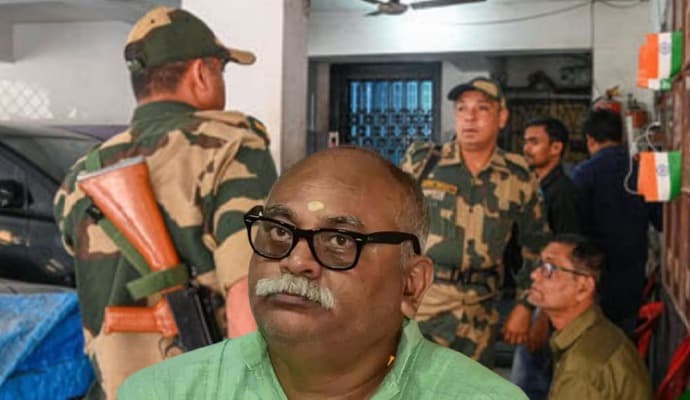 ed leaves minister chandranath sinha house at bolpur after 14 hours