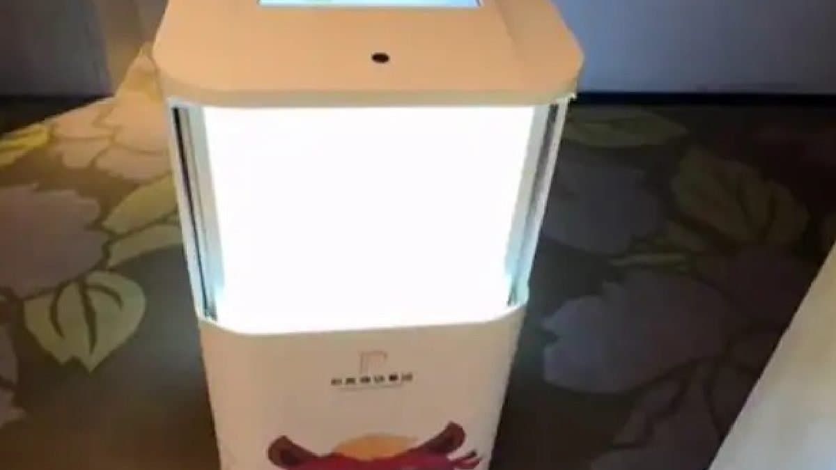 Internet Reacts As Vlogger Gets Food Delivered By A Robot In China gnr 