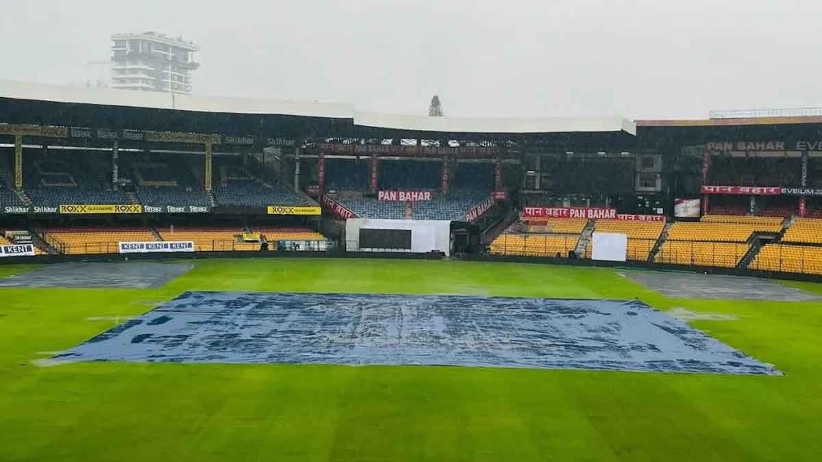 Toss of India-new Zealand first test delayed due to rain spt 