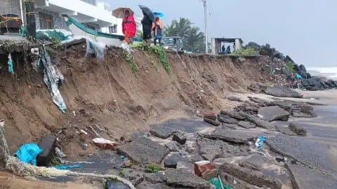 Cyclone Michaung makes landfall in Andhra coast; transport services disrupted, schools closed