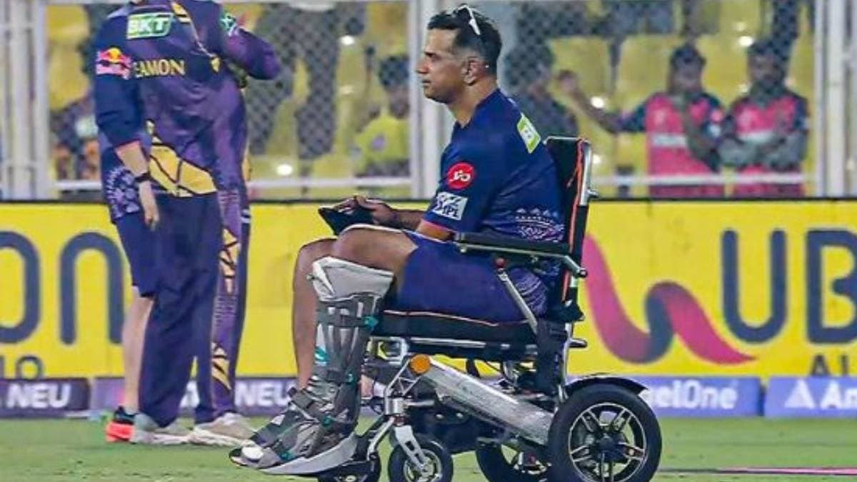 IPL 2025: Rahul Dravid suffered a leg injury while playing and arrived in the Rajasthan Royals camp with cast on his left leg spt