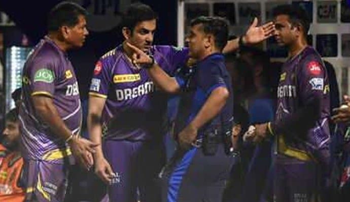 Gautam Gambhir loses his cool again against Punjab Kings 
