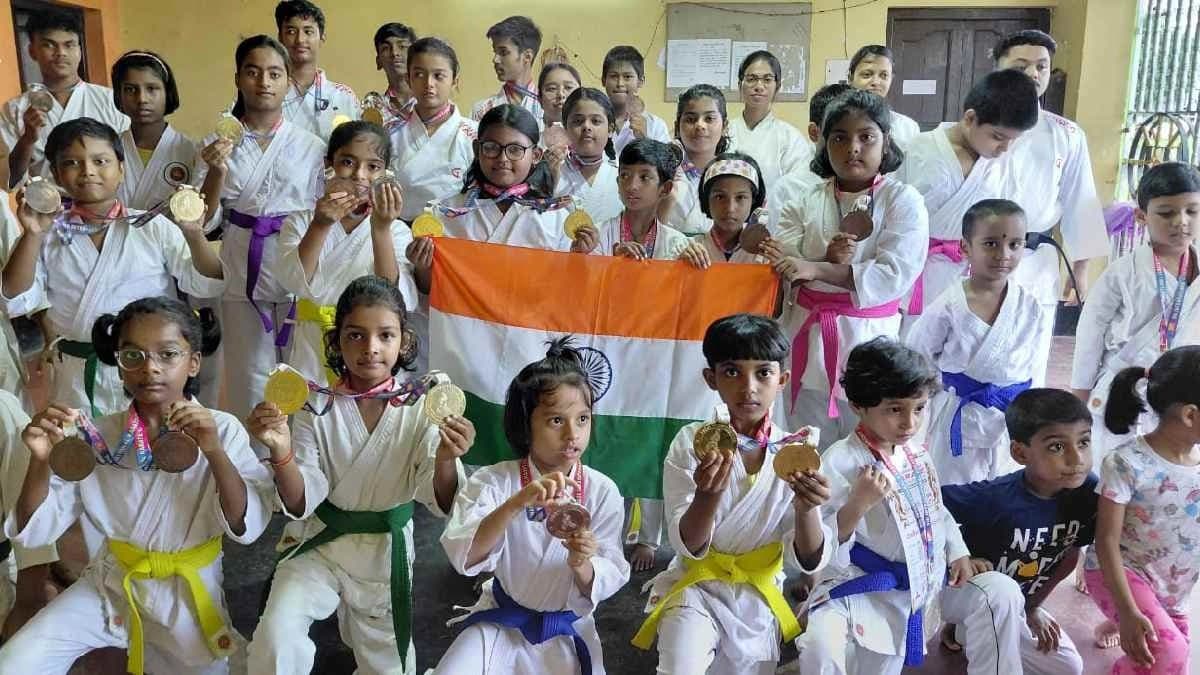 Hooghly Shines at International Karate Championship with 19 Gold Medals