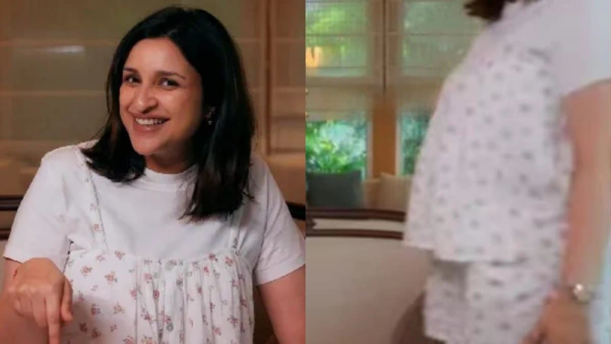Bollywood actress Parineeti Chopra flaunts baby bump for first time in YouTube vlog