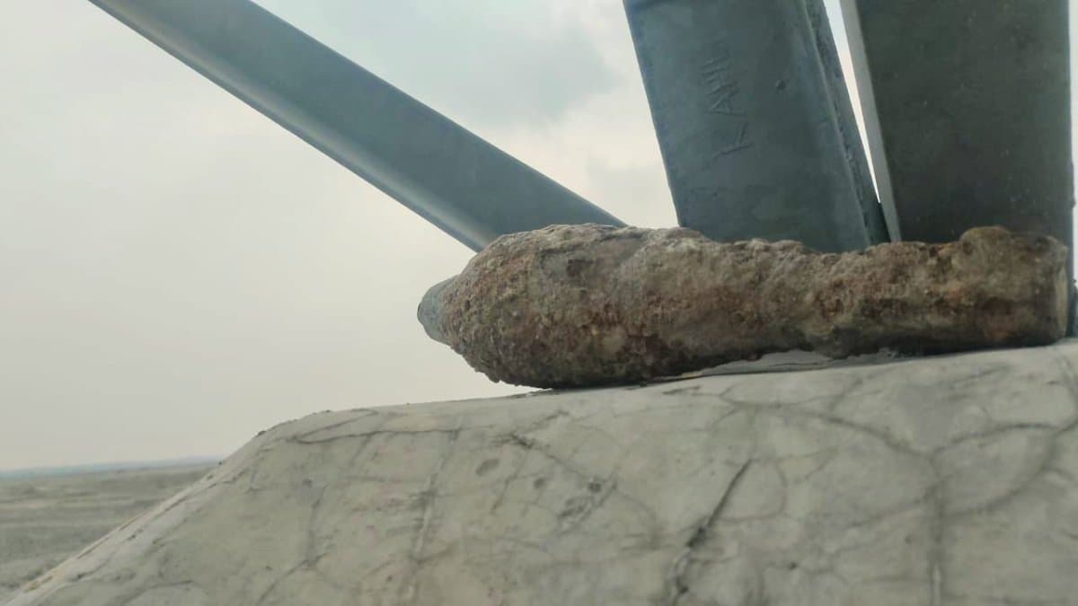 Mortar Shell recovered from Ghish River in Jalpaiguri gnr