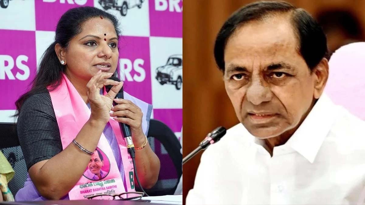 KCR suspends daughter K Kavitha from BRS