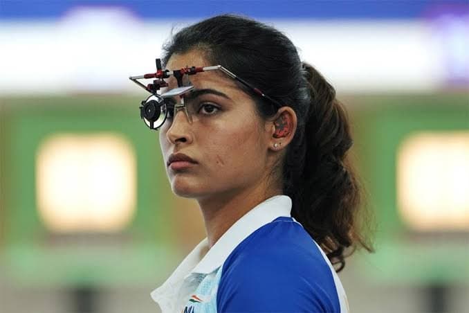 Manu Bhaker wins bronze in shooting in Paris Olympics