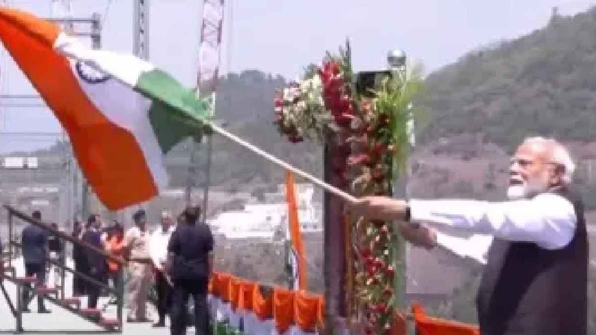 PM Narendra Modi opens Landmark Chenab rail Bridge 